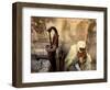 An Ethiopian Orthodox Christian Woman Pilgrim Rests-null-Framed Photographic Print