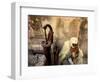 An Ethiopian Orthodox Christian Woman Pilgrim Rests-null-Framed Photographic Print