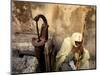 An Ethiopian Orthodox Christian Woman Pilgrim Rests-null-Mounted Photographic Print