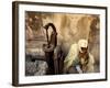 An Ethiopian Orthodox Christian Woman Pilgrim Rests-null-Framed Photographic Print