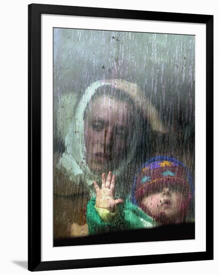 An Ethnic Albanian Refugee Woman-null-Framed Photographic Print