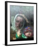 An Ethnic Albanian Refugee Woman-null-Framed Photographic Print