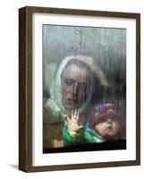 An Ethnic Albanian Refugee Woman-null-Framed Photographic Print