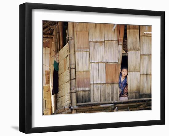 An Ethnic Karen Boy-null-Framed Photographic Print