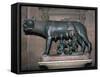 An Etruscan statue, The Capitoline Wolf. Artist: Unknown-Antonio Del Pollaiuolo-Framed Stretched Canvas