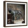 An Etruscan statue, The Capitoline Wolf. Artist: Unknown-Antonio Del Pollaiuolo-Framed Giclee Print