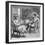 An European Gentleman with His Moonshee-Charles D'oyly-Framed Giclee Print