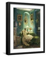 An Evening at Home, 1888-Edward John Poynter-Framed Premium Giclee Print