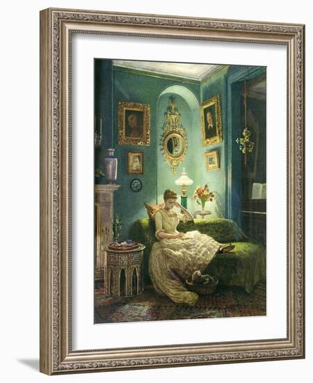 An Evening at Home, 1888-Edward John Poynter-Framed Giclee Print