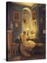 An Evening at Home-Edward John Poynter-Stretched Canvas