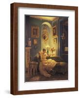 An Evening at Home-Edward John Poynter-Framed Giclee Print