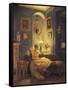 An Evening at Home-Edward John Poynter-Framed Stretched Canvas