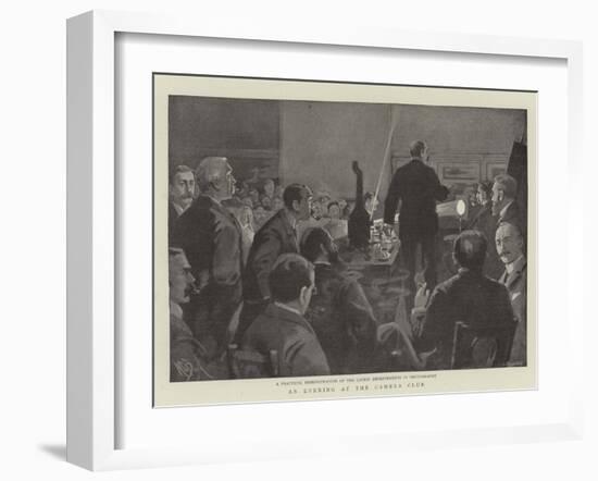 An Evening at the Camera Club-Alexander Stuart Boyd-Framed Premium Giclee Print