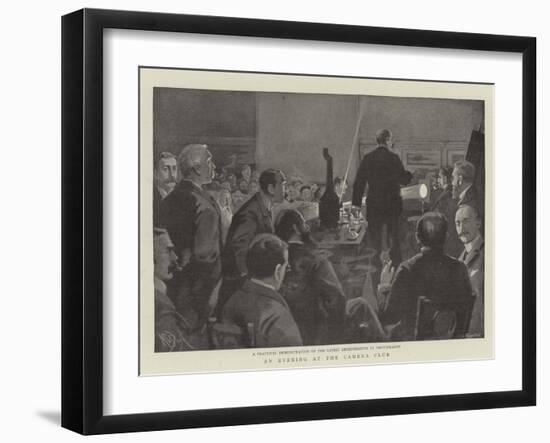 An Evening at the Camera Club-Alexander Stuart Boyd-Framed Giclee Print