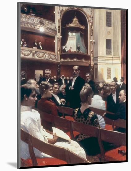 An Evening at the Royal Theatre, Copenhagen-Paul Fischer-Mounted Giclee Print