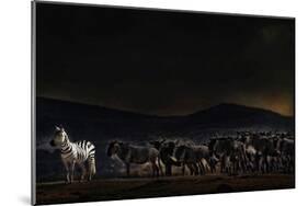 An Evening in Kenya-null-Mounted Art Print