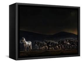 An Evening in Kenya-Piet Flour-Framed Stretched Canvas