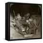 An Evening in the Reserve Trenches at Beaumont Hamel, France, World War I, 1914-1918-null-Framed Stretched Canvas