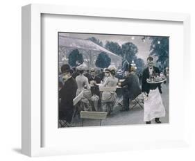 An Evening in the Tivoli Gardens in Copenhagen-Paul Fischer-Framed Giclee Print