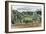 An Evening Landscape with Corn Stooks-John Northcote Nash-Framed Giclee Print