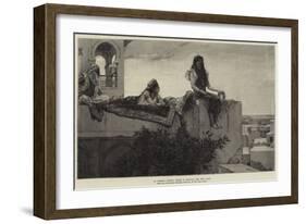 An Evening Lounge, Ladies in Morocco-null-Framed Giclee Print