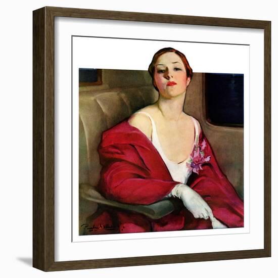 "An Evening Out,"October 10, 1931-Penrhyn Stanlaws-Framed Giclee Print