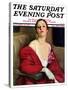 "An Evening Out," Saturday Evening Post Cover, October 10, 1931-Penrhyn Stanlaws-Stretched Canvas