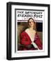 "An Evening Out," Saturday Evening Post Cover, October 10, 1931-Penrhyn Stanlaws-Framed Giclee Print