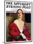 "An Evening Out," Saturday Evening Post Cover, October 10, 1931-Penrhyn Stanlaws-Mounted Giclee Print