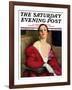 "An Evening Out," Saturday Evening Post Cover, October 10, 1931-Penrhyn Stanlaws-Framed Giclee Print