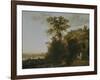 An Evening Ride Near a River-Aelbert Cuyp-Framed Giclee Print