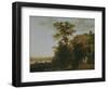 An Evening Ride Near a River-Aelbert Cuyp-Framed Giclee Print