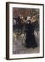 An Evening Stroll-Franz Skarbina-Framed Giclee Print