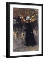 An Evening Stroll-Franz Skarbina-Framed Giclee Print