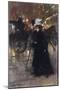 An Evening Stroll-Franz Skarbina-Mounted Giclee Print