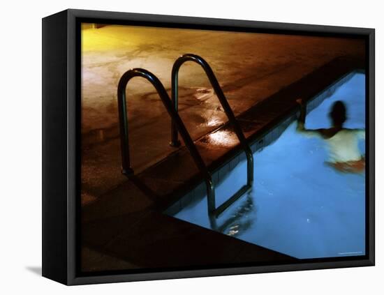 An Evening Swim-null-Framed Stretched Canvas