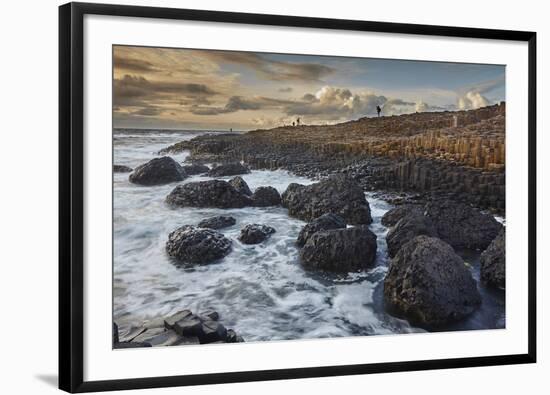 An evening view of the Giant's Causeway, UNESCO World Heritage Site, County Antrim, Ulster, Norther-Nigel Hicks-Framed Photographic Print