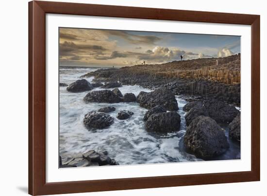 An evening view of the Giant's Causeway, UNESCO World Heritage Site, County Antrim, Ulster, Norther-Nigel Hicks-Framed Photographic Print