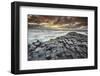 An evening view of the Giant's Causeway, UNESCO World Heritage Site, County Antrim, Ulster, Norther-Nigel Hicks-Framed Photographic Print