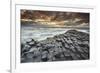 An evening view of the Giant's Causeway, UNESCO World Heritage Site, County Antrim, Ulster, Norther-Nigel Hicks-Framed Photographic Print
