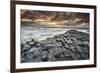 An evening view of the Giant's Causeway, UNESCO World Heritage Site, County Antrim, Ulster, Norther-Nigel Hicks-Framed Photographic Print