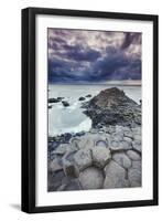 An evening view of the Giant's Causeway, UNESCO World Heritage Site, County Antrim, Ulster, Norther-Nigel Hicks-Framed Photographic Print