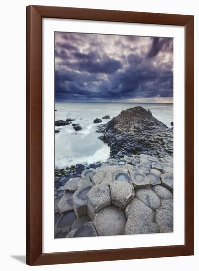 An evening view of the Giant's Causeway, UNESCO World Heritage Site, County Antrim, Ulster, Norther-Nigel Hicks-Framed Photographic Print