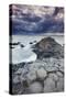 An evening view of the Giant's Causeway, UNESCO World Heritage Site, County Antrim, Ulster, Norther-Nigel Hicks-Stretched Canvas