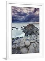 An evening view of the Giant's Causeway, UNESCO World Heritage Site, County Antrim, Ulster, Norther-Nigel Hicks-Framed Photographic Print