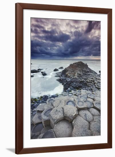 An evening view of the Giant's Causeway, UNESCO World Heritage Site, County Antrim, Ulster, Norther-Nigel Hicks-Framed Photographic Print