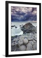 An evening view of the Giant's Causeway, UNESCO World Heritage Site, County Antrim, Ulster, Norther-Nigel Hicks-Framed Photographic Print