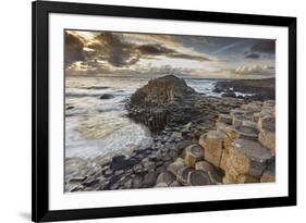 An evening view of the Giant's Causeway, UNESCO World Heritage Site, County Antrim, Ulster, Norther-Nigel Hicks-Framed Photographic Print