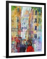 An Evening Walk to Sacre Coeur-Sylvia Paul-Framed Giclee Print