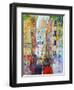 An Evening Walk to Sacre Coeur-Sylvia Paul-Framed Giclee Print